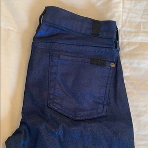 Skinny Metallic Jeans